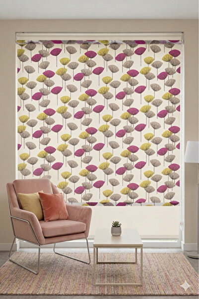 homestyle Çift Mekanizmalı Tül Ve Stor Perde Model Çiftli Stor-Renkli