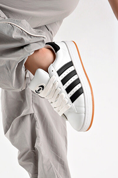 Freemax Spor Sneaker Ayakkabı Beyaz Siyah
