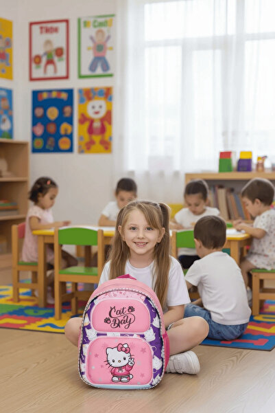Probag Hello Kitty Με σχέδιο Σχολική τσάντα για κορίτσια Τσάντα σι Ροζ – Τσάν...
