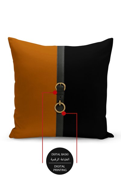 Bertille Home Classic Horse Series Double Sided Digital Printed Throw Pillow Cover (Horse)