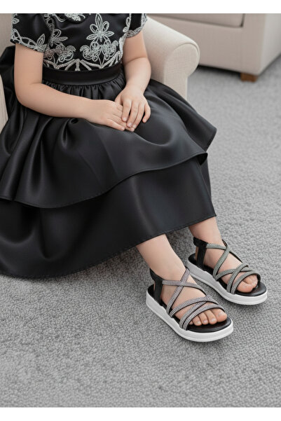 CARLA BELLA Детски сандали Stoned Ежедневна детска вечерна рокля Stoned санда...