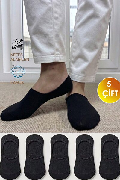 YASYAS للجنسين 5 أزواج جوارب راقصة الباليه من القطن الأسود