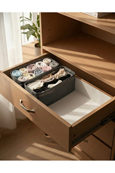 SER&YAT Set organizatora za fioke | Set od 2 | Sklopivi organizator za odeću ...