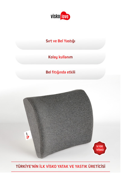 Visko Love Back Support Visco Sırt ve Bel Yastığı
