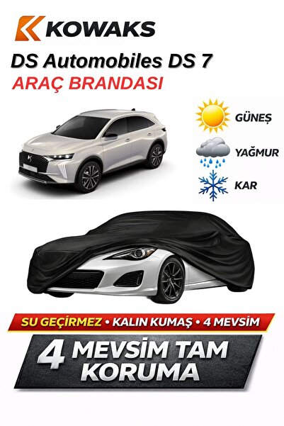KOWAKS DS Automobiles DS 7 Crossback Oto Branda, Araba Brandası, Siyah