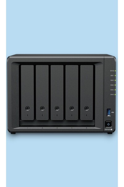 SYNOLOGY Ac2 Ds1525Plus 8Gb 5 Bay 2Xglan 3.5''2.5''Hhd Nas Storage Unit (Disk...