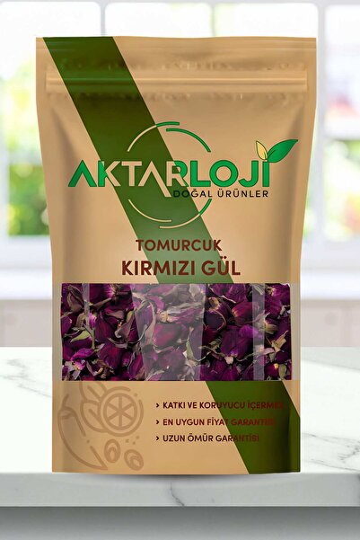 aktarloji 50 Gr Yenilebilir Kırmızı Tomurcuk Gül Kurusu / Yeni Mahsül / Katkı...