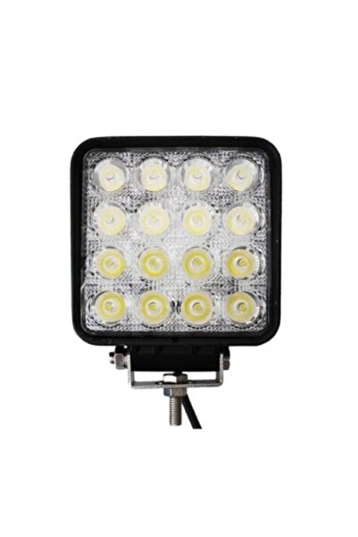 Xenon Bright Proiector LED auto off-road 4D 48W/12V-24V, 3520 lumeni, pătrat,...
