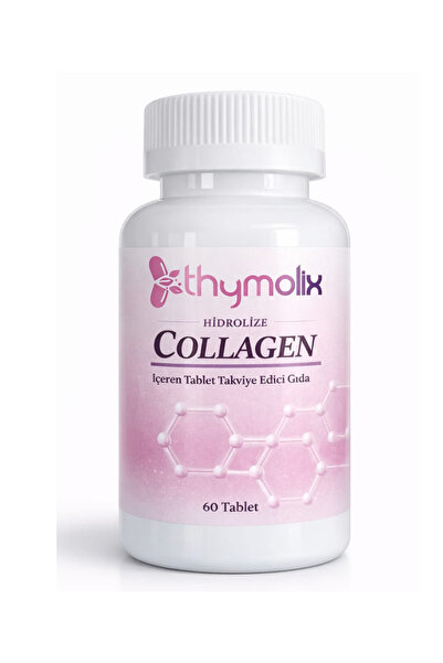 THYMOLIX Hidrolize Collagen Tablet – 60 Adet | Tip 1–3 Kolajen, C Vitamini De...