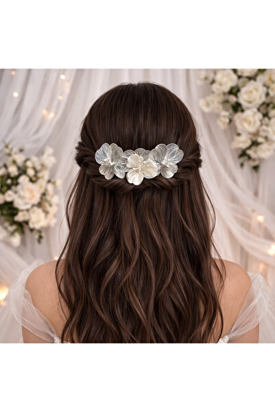 renaitre art Cataramă cu design pieptene, cataramă de mireasă, cataramă pentr...