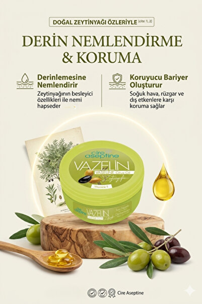 CIRE ASEPTINE Zeytinyağlı Vazelin 150 ML