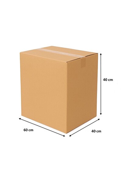 Koli Taşıma Kolisi - Kargo Kolisi, 5 Adet, Orta Boy, 32x50x37 cm Dayanıklı Ka...