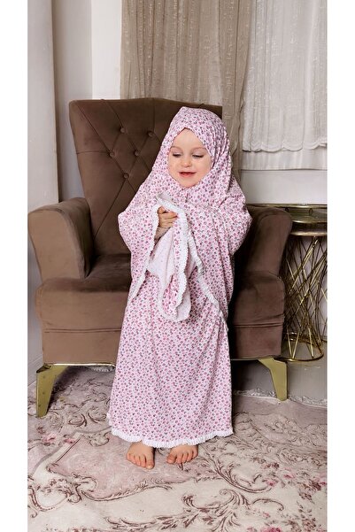 ALDAIYR Children's Prayer Dress Cotton Fabric