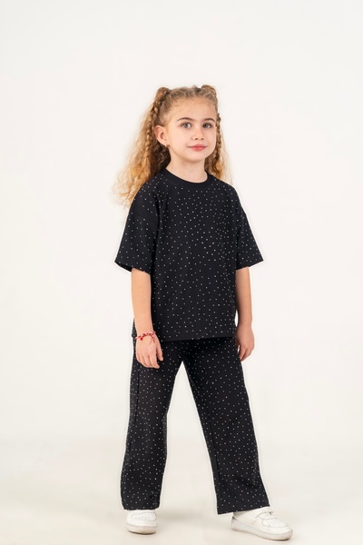 ZİMEXİ 4-5-6-7-8 Years Old Stone-Set Girls' Set