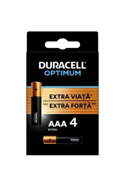 Duracell Baterii R3 AAA Optimum, 4 buc.