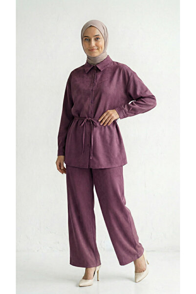 BENAHOLL Σετ Παντελόνι Laliz Tunic με Κουμπιά και Φαρδιά Μπατζάκια-NL816 Δαμα...