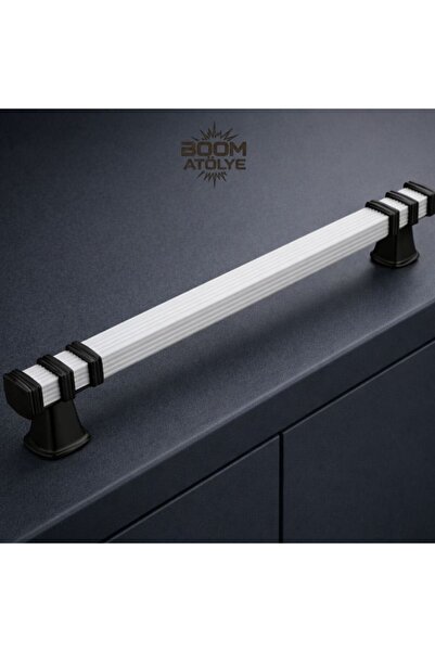 Boom Atölye Kare Metal Dolap Kulpu 96-224 mm Modern Mutfak Çekmece Mobilya Kulpu