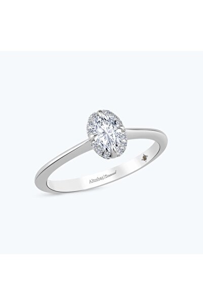 Altınbaş Pırlanta Oval Tektaş Yüzük