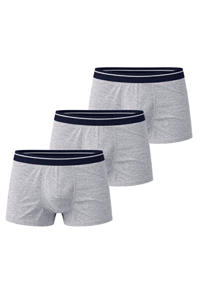 Spettro 3' Pieces Men's Gray Casual Boxers, Pack of Cotton