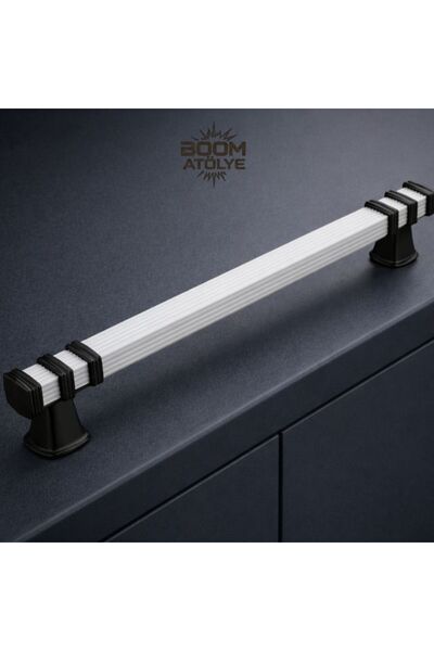 Boom Atölye Kare Metal Dolap Kulpu 96-224 mm Modern Mutfak Çekmece Mobilya Kulpu