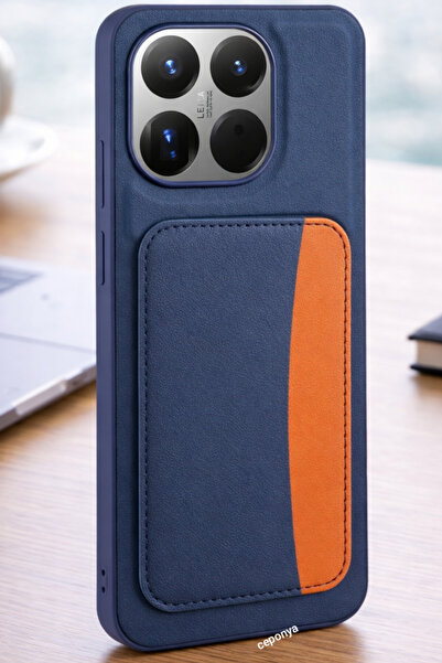 Ceponya غطاء سيليكون زور إكس-كارت لهاتف شاومي 15 تي مع حامل للبطاقات