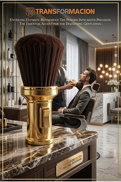 Transformacion Nape Powder Brush - Barber Cleaning & Hair Supplies