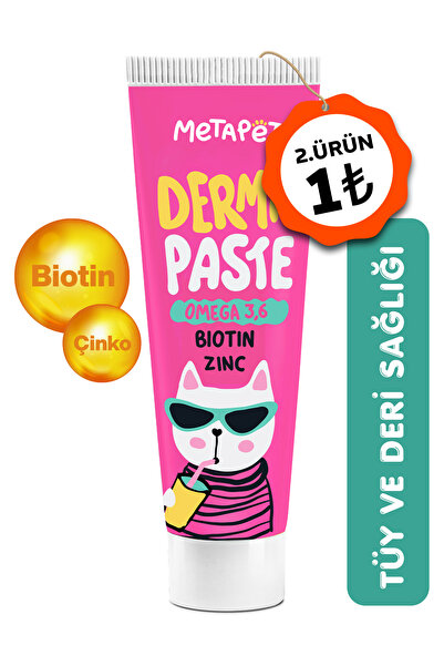 Metapet Tüy Dökülmesi Engelleyici Kedi Maltı, Tüy Döken Kedilere, Dökümü için...