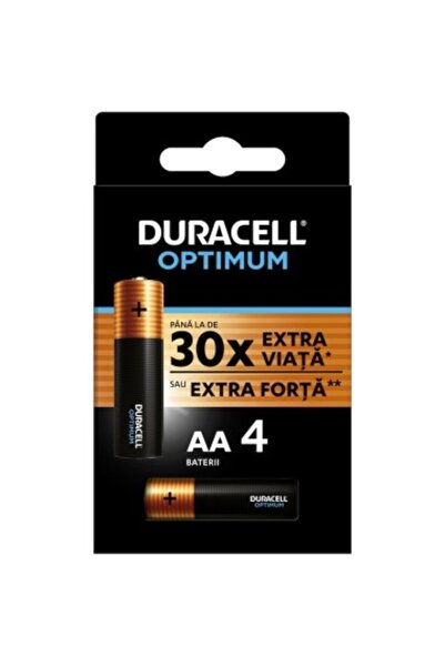 Duracell Baterii R6 AA Optimum, 4 buc.