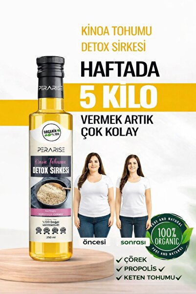 PeraRise Zayıflamak kilo vermek Kinoa Detox sirke Diyete Destek En Etkili Lez...
