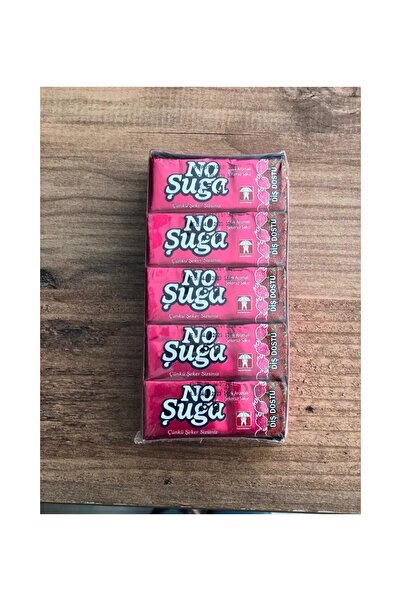 Kervan No Şuga Şekersiz Çilek Sakızı Aromalı Sakız 100 Adet