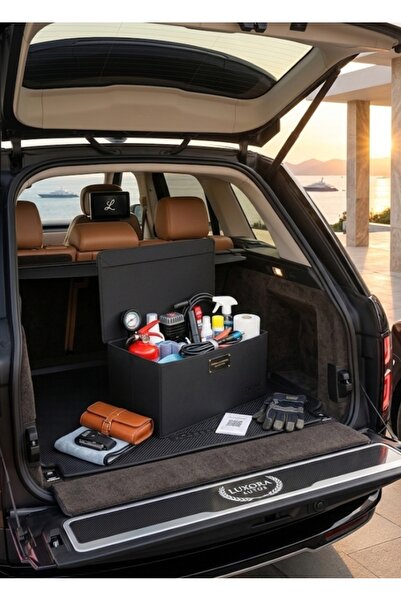 BEAUTY THE WORLD Araç Bagaj Toparlayıcı Çanta (Dik Durma Özellikli)