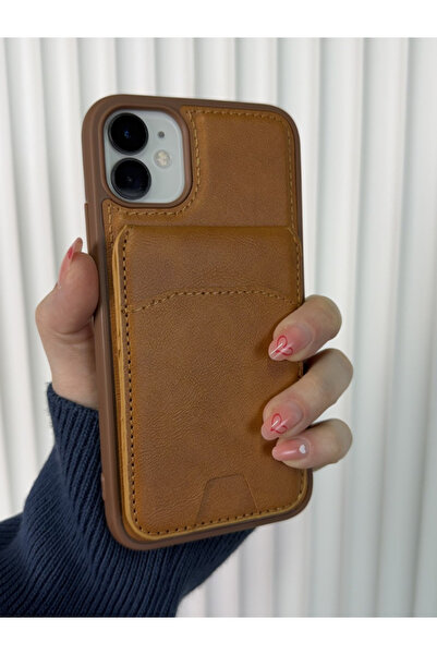 FABRON Leather - iPhone 11 Uyumlu MagSafe Özellikli Darbeye Dayanıklı Cüzdanl...