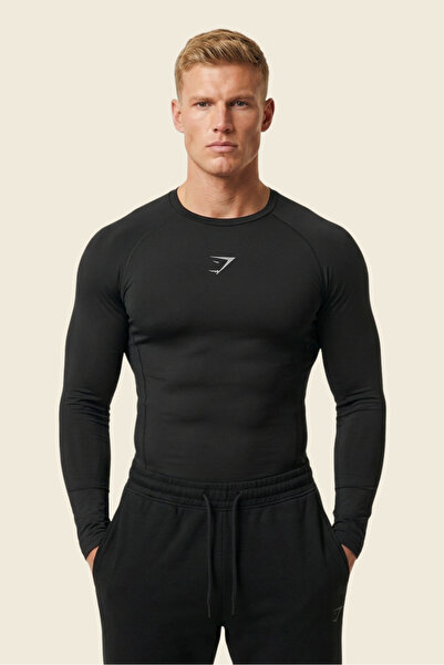 Stylovi Shark+ Premium Compression Gym Body - Ultra Esnek, Slim Fit T-Shirt