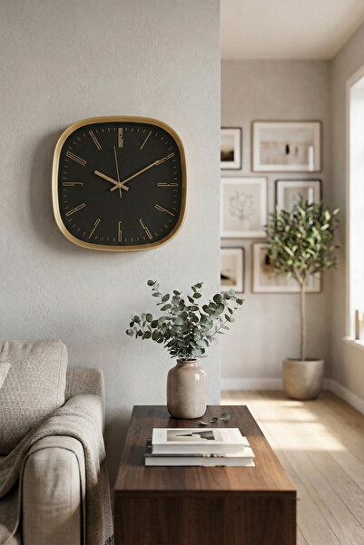 Frapan Home GLX 30 Cm Gerçek Cam Sessiz Mekanizma Duvar Saati