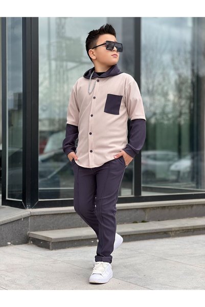 Ütk kids Ütkkids Joger gomlek pantolon erkek cocuk bayramlık tarz takım