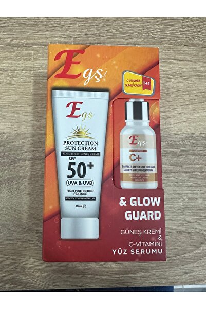 Egş DERMA delete Egş 120 GÜNEŞ KREMİ+C VİT SERUM Uva/uvb Pa Leke Oluşumunu Ön...