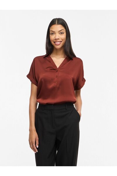 VILA Hemd VIENNA Kurzarm