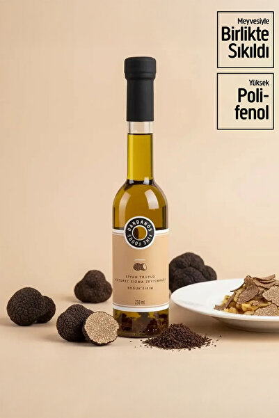 Dardanos Fine Foods Siyah Trüflü Naturel Sızma Zeytinyağı 250 ml Hediyelik Ku...