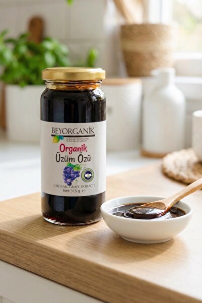 BEYORGANİK Organik Üzüm Özü 315gr (PESTİSİT VE AĞIR METAL ANALİZLİ)