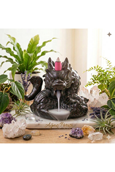 Ağaç Perisi Geri Akışlı Tütsülük Mistik Ejderha-bolluk Bereket, Bilgelik, Güç...