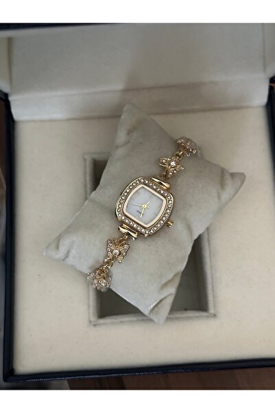 chaoyada Kelebek Taş Kordon Vintage Kadın Kol Saati