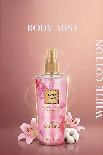 Sansiro Sweet Heart Kadın Vücut Spreyi Body Mist 150ml