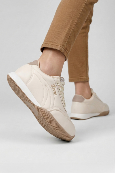 RABU حذاء رياضي نسائي بيج لتقويم العظام، نعل ناعم، حذاء رياضي مريح للاستخدام ...