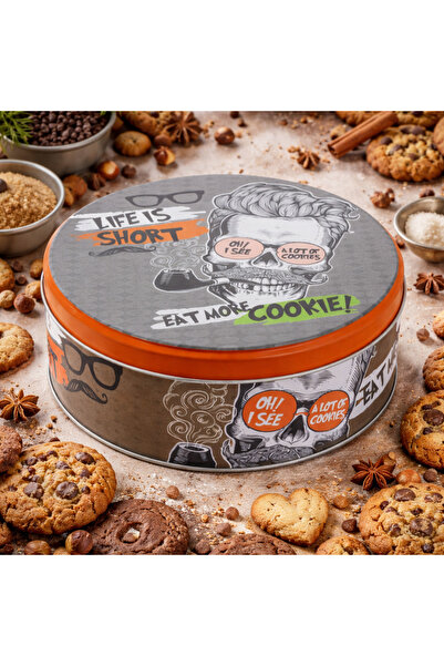 Generic Brand Wuw Life Is Short Oh I See a Lot of Cookies Metal Box Decorativ...