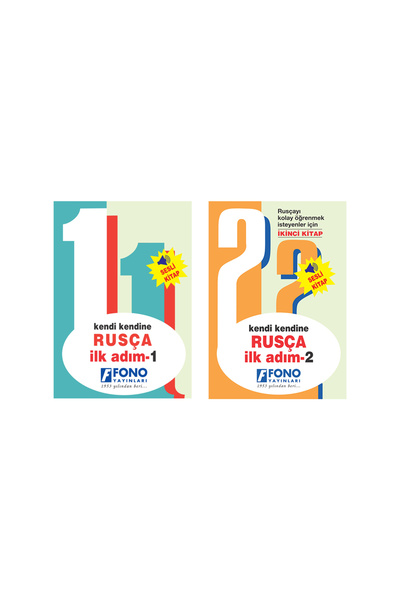 Fono Yayınları Fono Kendi Kendine Rusça Ilk Adım 1 - 2 (seslendirmeli)