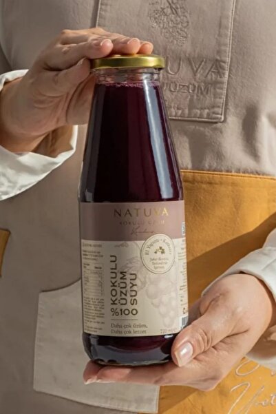 NATUVA KOKULU ÜZÜM KARADENİZ %100 Kokulu Üzüm Suyu 720 Ml Şeker İlavesiz