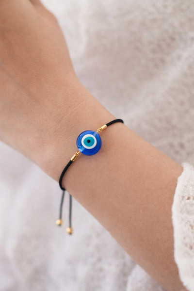 ADAMODART سوار زجاج مورانو بتصميم عين الحسد