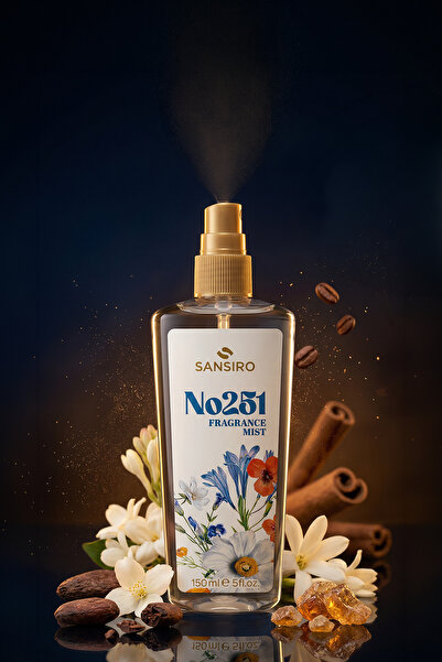 Sansiro No: 251 Kadın Vücut Spreyi Body Mist 150ml
