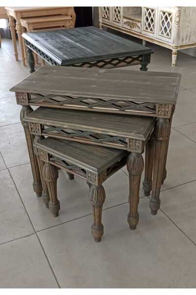 ÇINAR DESİGN ZİGON SEHPA TAKIM & SAGE SERİ & LADİN AĞAÇ & AYNALI TAKIM &ESKİT...