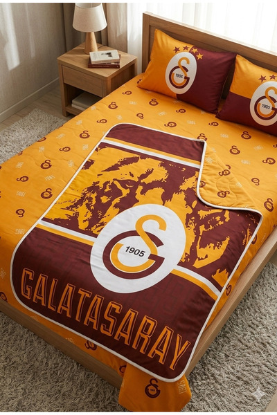 Zorlu Tekstil Çift Taraflı Galatasaray Bebek Yatak Örtüsü